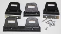 Black Seat Belt Clips Front Buckets/Rear Bench 1968-69 A/B/C-Body Some 1970