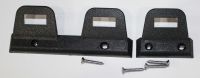 Black Seat Belt Clips Bench Seat 1968-69 A/B/C-Body Some 1970
