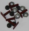 Tail Panel Lower Molding Clips 1968 Charger