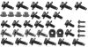 Grille Support Bolt Kit 1968-69 Charger