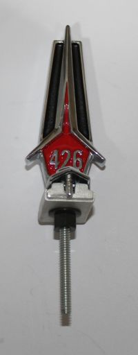 Hood Ornament Red 1967 GTX 426