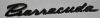 Right Fender Emblem 1965-66 Barracuda