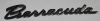 Left Fender Emblem 1965-66 Barracuda
