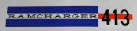 Valve Cover Decal 1962 Dodge Ramcharger 413