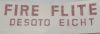 Valve Cover Decal 1955-57 Desoto Fire Flite