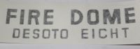 Valve Cover Decal 1955-57 Desoto Fire Dome