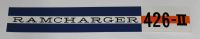 Valve Cover Decal 1964-65 Ramcharger 426-II