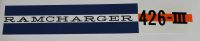 Valve Cover Decal 1964-65 Dodge Ramcharger 426-III