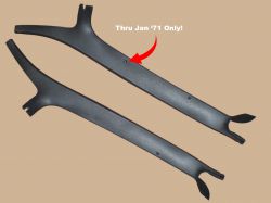 A-Pillar Trim 1971 B-Body Through Jan
