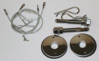 Hood Pin Kit 25" Cables Fiberglass Hood 1969 Daytona 1968-71 B-Body
