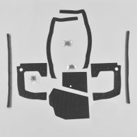 Mega Splash Shield Kit 1970 Plymouth B-Body Manual Transmission