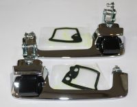 Door Handles W/Black Buttons 1968-69 A/B-Body