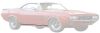 Rocker Moldings 1972-74 Challenger