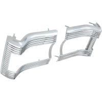 Tail Light Bezels 1967 Plymouth B-Body Argent Trim