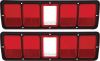 Tail Light Lenses 1971 Plymouth B-Body W/Black Trim