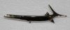 Left Fender Fish Emblem 1969 Barracuda