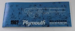 Owners Manual 1967 Plymouth B-Body
