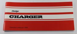Owners Manual 1969 Charger