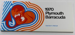Owners Manual 1970 Barracuda