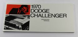 Owners Manual 1970 Challenger