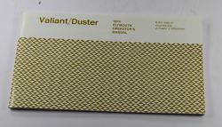 Owners Manual 1974 Valiant/Duster