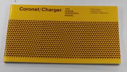Owners Manual 1974 Coronet/Charger