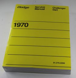 Service Manual 1970 Dart/Challenger