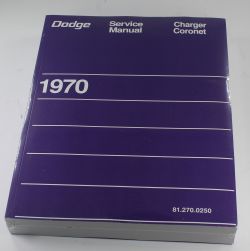 Service Manual 1970 Coronet/Charger