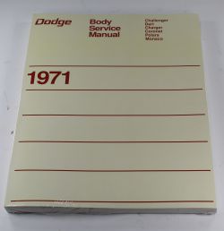 Service Manual 1971 Dodge Body