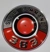 Orange 383 Super Commando Air Cleaner Pie Tin