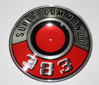 Red 383 Super Commando Air Cleaner Pie Tin