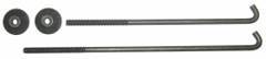 Battery Hold Down J-Bolts W/Nuts 1970-74