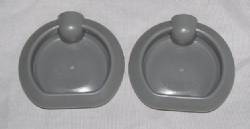 Trunk Floor Extension Plugs, Grey