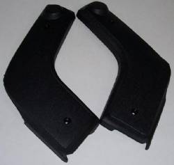 Black Bench Seat Hinge Covers 1970-76 A-Body 1973-74 E-Body