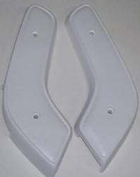White Bench Seat Hinge Covers 1971-74 B-Body