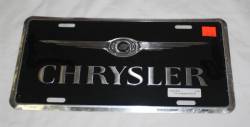 Chrysler License Plate