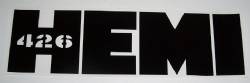 Air Cleaner Decal 1970-71 426 Hemi