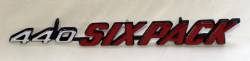 440 Six Pack Emblem Right 1970-71 Challenger with Shaker Hood