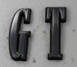 Black GT Fender Emblem 1968 Dart