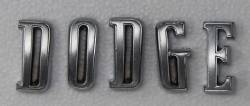 Tail Panel Dodge Letters 1972-74 Challenger