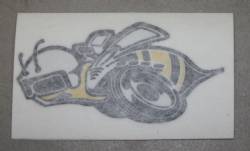 Left Fender Decal 1971 Super Bee