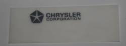 Dash Vin Plate Dry Transfer 1968-74