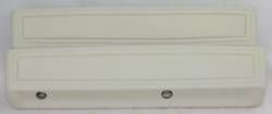 White 13" Arm Rest Pads 1966-70 B-Body