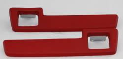 Red Rear Arm Rest Pads 1964-66