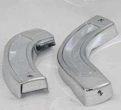 Chrome Bench Seat Hinge Covers 1964-65 B-Body