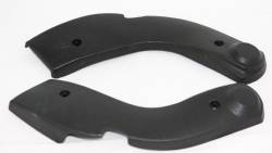 Black Bench Seat Hinge Covers 1967-69 A-Body