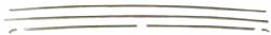Drip Rail Moldings 1967-69 Barracuda Fastback
