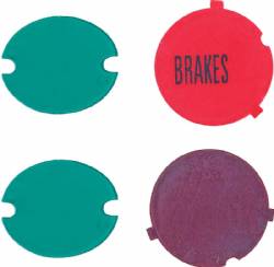 Indicator Lenses 1967-72 A-Body Rallye Dash