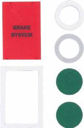 Dash Indicator Lenses 1968-70 B-Body Rallye Dash
