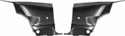 Black Rear Interior Panels 1970-74 Cuda Hardtop